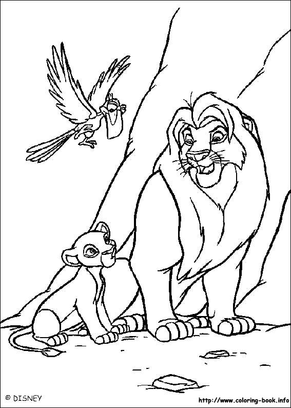 The Lion King coloring picture